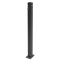 Ornamental bollard | Series 482B | � 82 mm | stationary, to be fixed by plugswith base plate 100 x 150 mm | without lock | with 1 eyelet